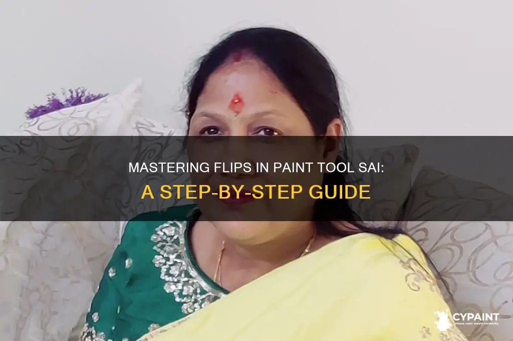 how to flip in paint tool sai