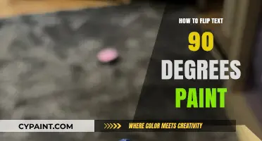 Mastering Text Rotation: How to Flip Text 90 Degrees in Paint
