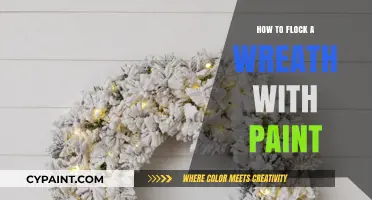 Creative Flocked Wreath Painting Techniques for Stunning DIY Decor