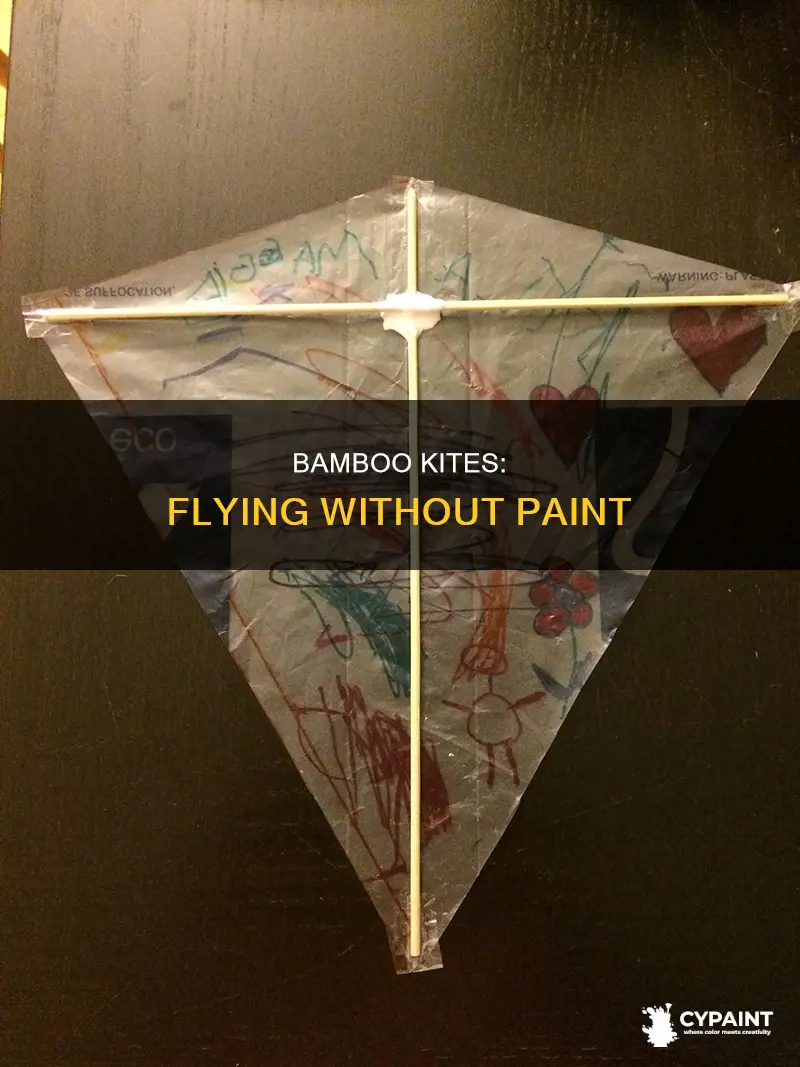 how to fly a bamboo kite without painting it