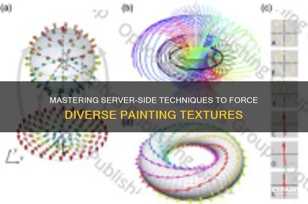 how to force different painting textures on server