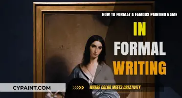 Mastering Formal Art References: Properly Formatting Famous Painting Titles