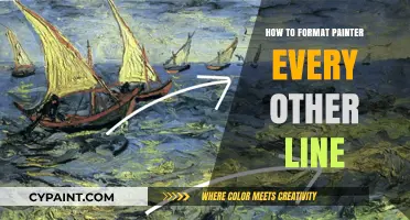 Mastering Painter: Formatting Every Other Line Like a Pro