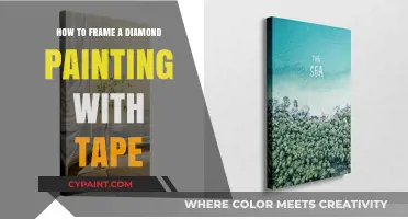 Easy DIY Tape Framing for Your Diamond Painting Masterpiece