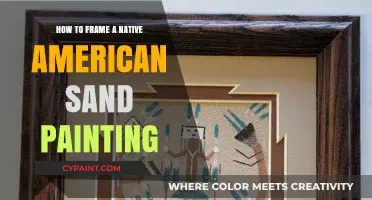 Mastering the Art of Framing Native American Sand Paintings