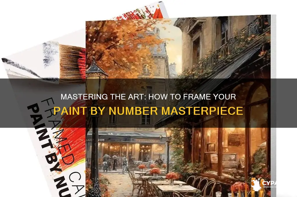 how to frame a paint by number