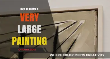 Mastering the Art: Framing Oversized Paintings with Style and Precision