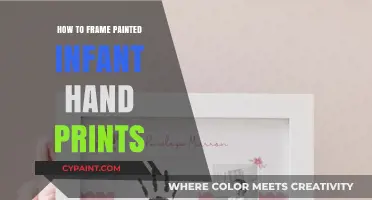 Creative Ways to Frame and Display Painted Infant Hand Prints