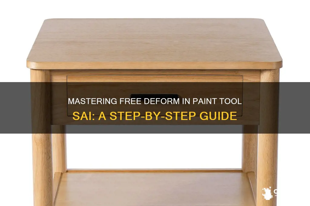 how to free deform in paint tool sai