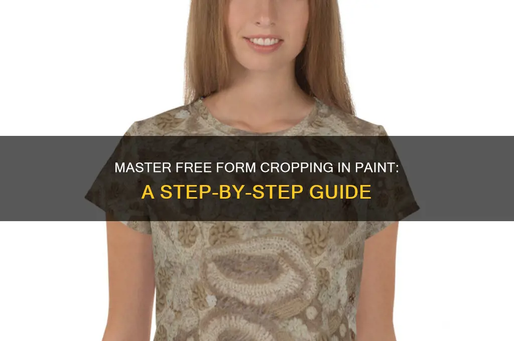 how to free form crop in paint