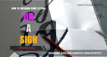 Master Freehand Lettering: Tips for Painting Perfect Letters on Signs