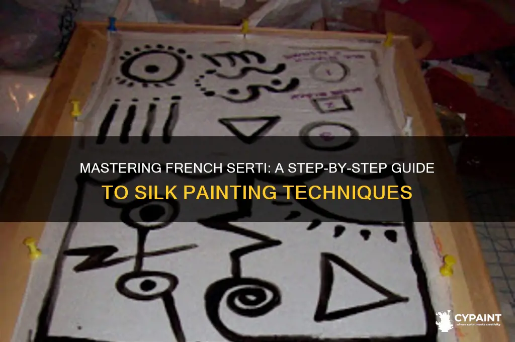 how to french serti technique of silk painting