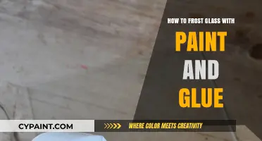 DIY Frosted Glass: Easy Paint and Glue Technique for Privacy