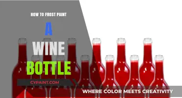 Creative Frost Painting Techniques for Stunning Wine Bottle Decor