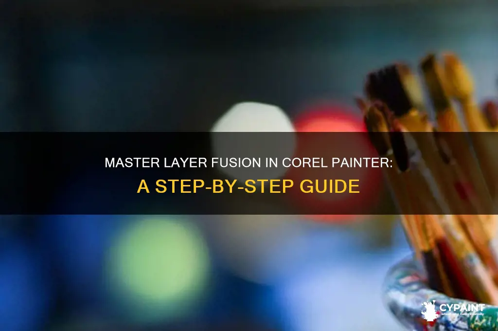 how to fuse a layer in coler painter