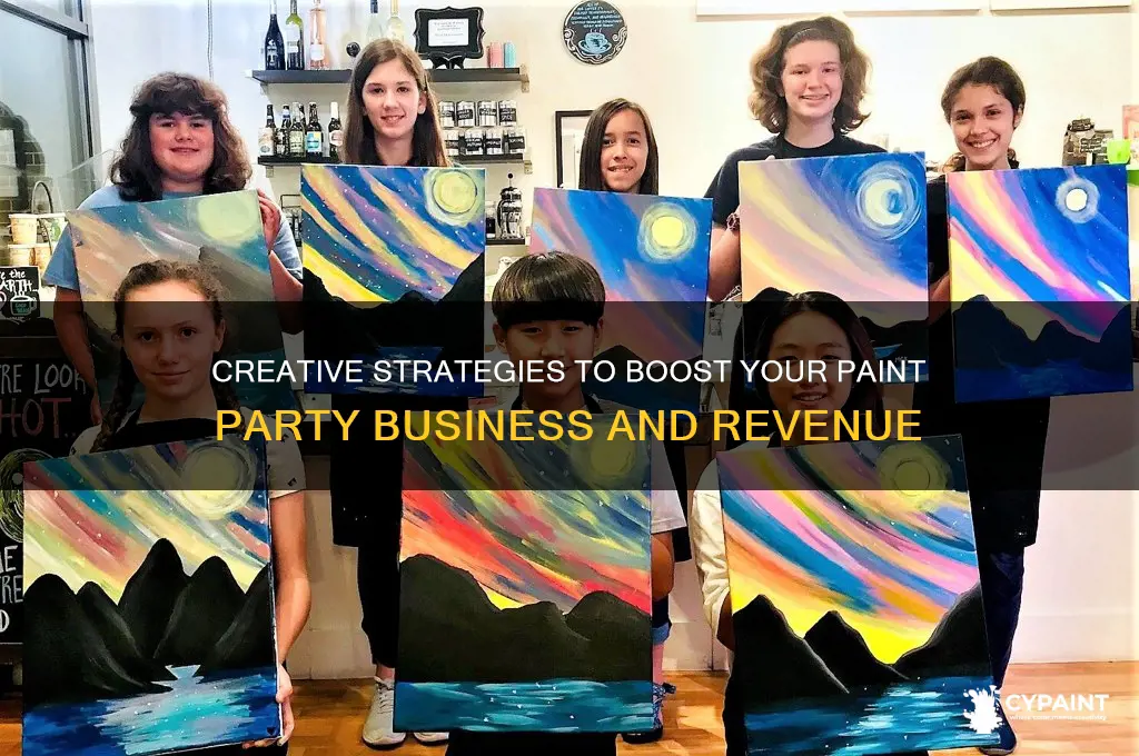 how to generate business for paint party