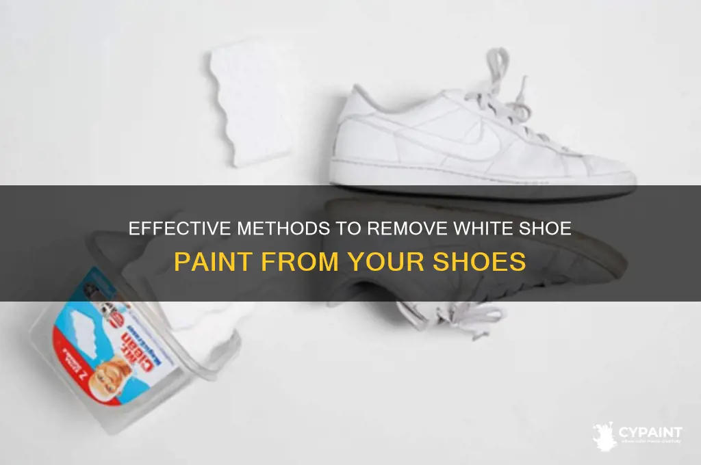 how to getcwhite shoe paint of shoe