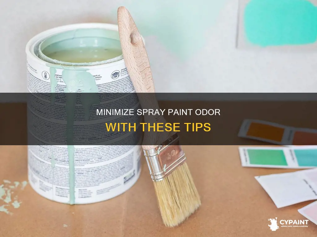 how to getsoray paint nt to smell so bad