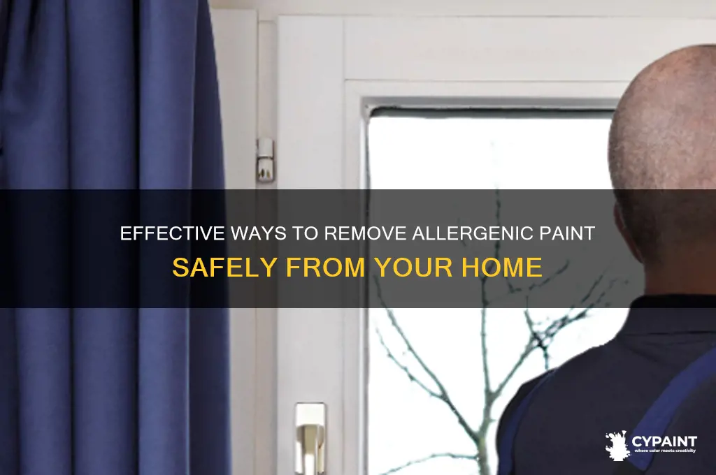 how to gey rid of paint your are allergic to