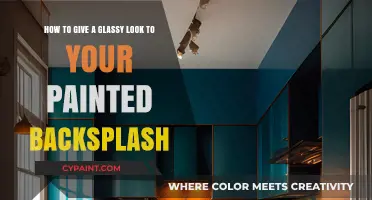 Achieve a Stunning Glassy Finish for Your Painted Backsplash