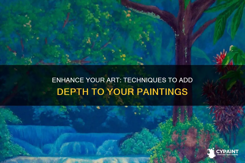 how to give a painting more depth
