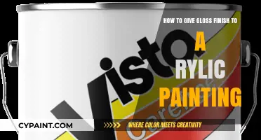 Achieving Glossy Perfection in Acrylic Painting