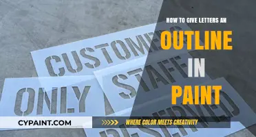 Easy Steps to Add Bold Outlines to Letters in Paint