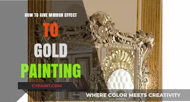 Create Stunning Mirror Effect on Gold Paintings: Easy DIY Guide