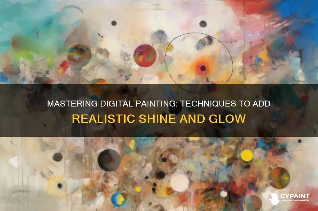 how to give my digital painting shine