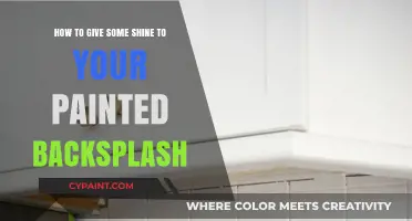Make Your Painted Backsplash Shine Brighter