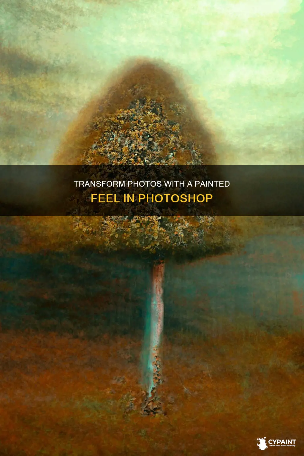 how to give something a painted feel in photohop