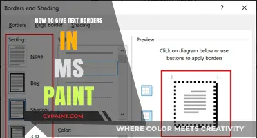 Mastering MS Paint: Adding Stylish Borders to Your Text Easily