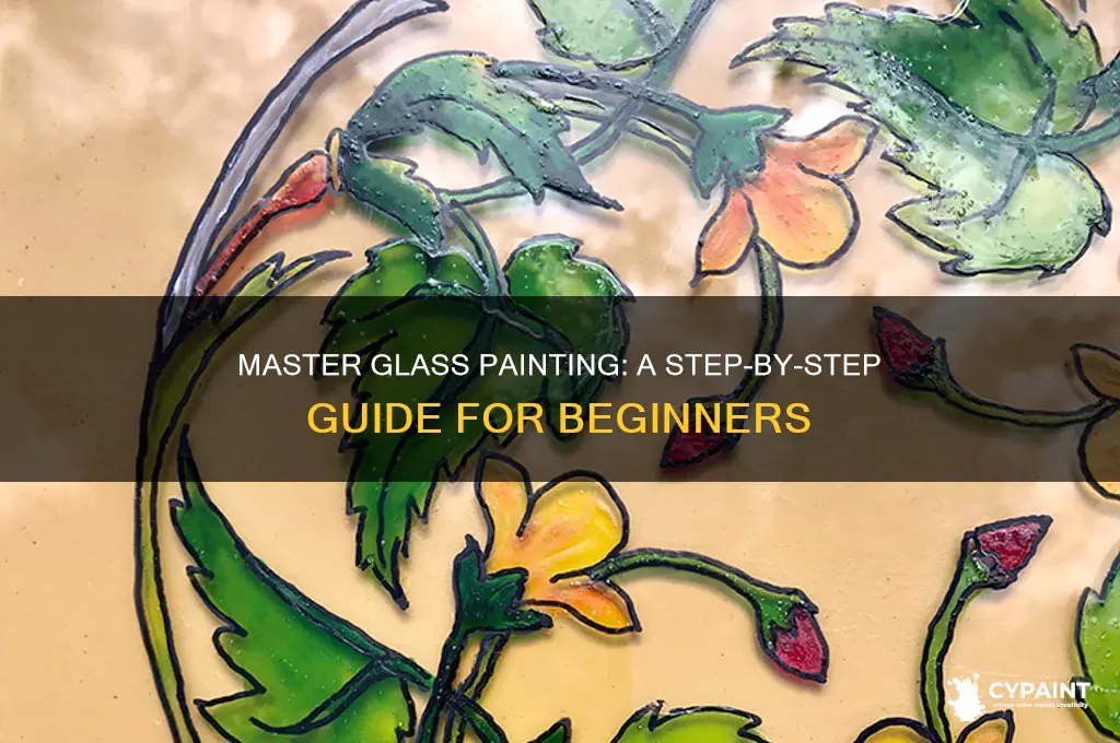 how to glass paint step by step
