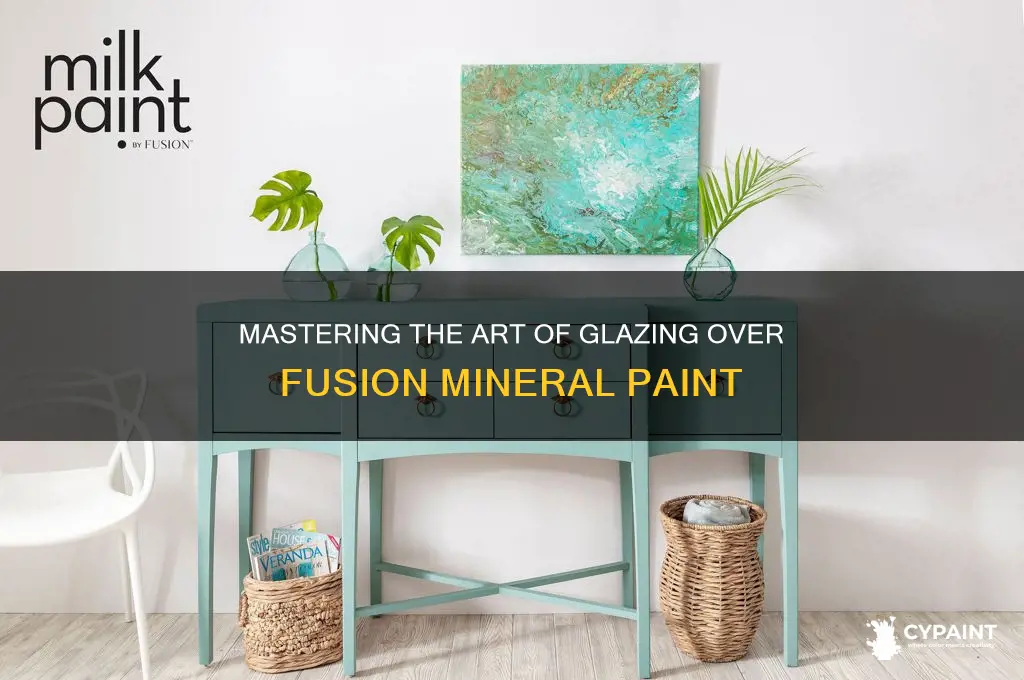 how to glaze over fusion mineral paint