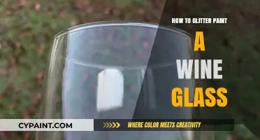 Sparkle Your Sips: Easy Glitter Paint Wine Glass DIY Guide