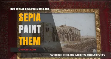 Glue and Sepia: Creating Stunning Open Book Page Art