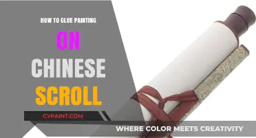 Mastering the Art of Gluing Paintings onto Chinese Scrolls