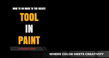 Quickly Return to Select Tool in Paint: A Step-by-Step Guide