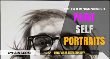 Mastering Self-Portraits: Transitioning from Pencil Sketches to Painted Masterpieces