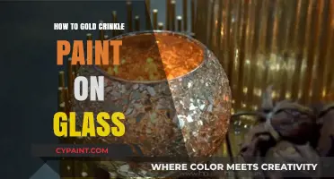 Mastering Gold Crinkle Paint Techniques on Glass Surfaces: A Step-by-Step Guide