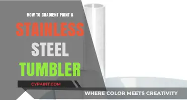 Master Gradient Painting on Stainless Steel Tumblers: A Step-by-Step Guide
