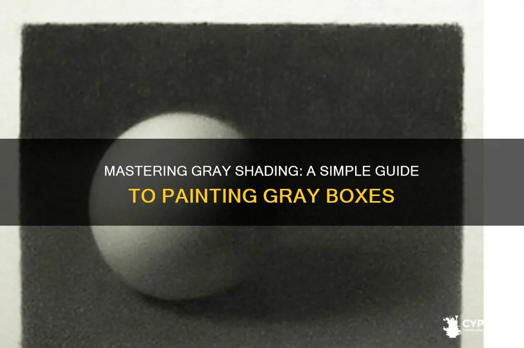 how to gray shade boxes in paint