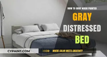 Gray Wash Techniques: Transforming Your Painted Gray Distressed Bed