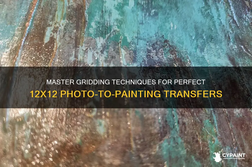 how to grid 12x12 painting from a photo