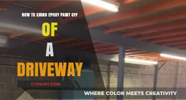 The Best Ways to Grind Epoxy Paint Off Your Driveway