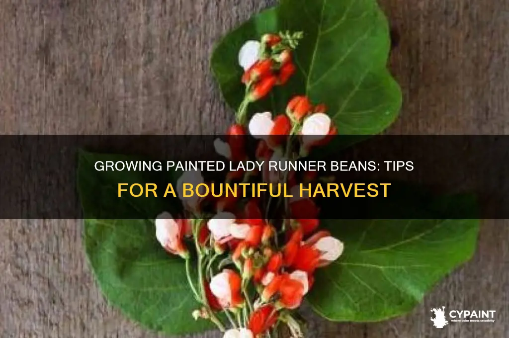 how to grow painted lady runner beans