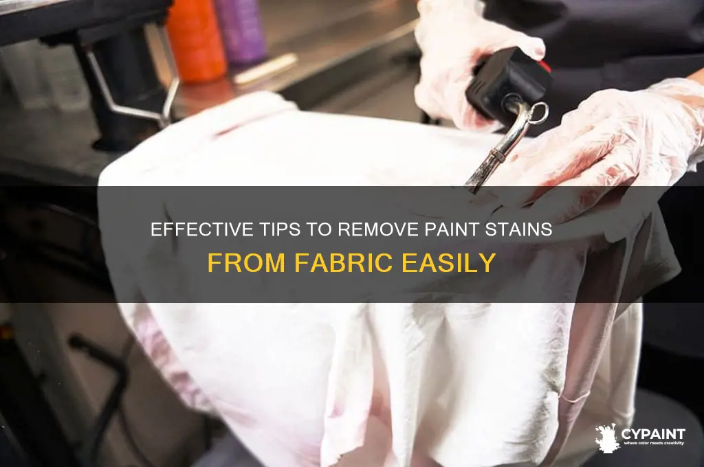 how to gwt paint out of favric