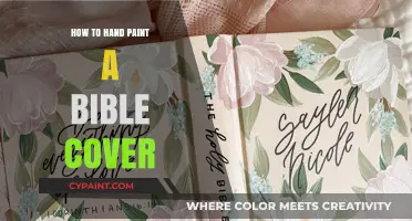 Creative Steps to Hand Paint a Unique Bible Cover