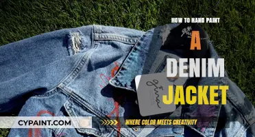 Creative Denim Art: Step-by-Step Guide to Hand Painting a Jacket