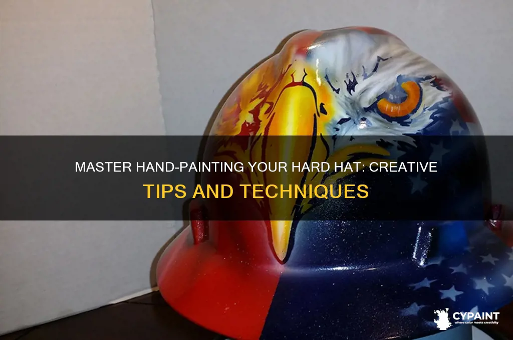 how to hand paint a hard hat